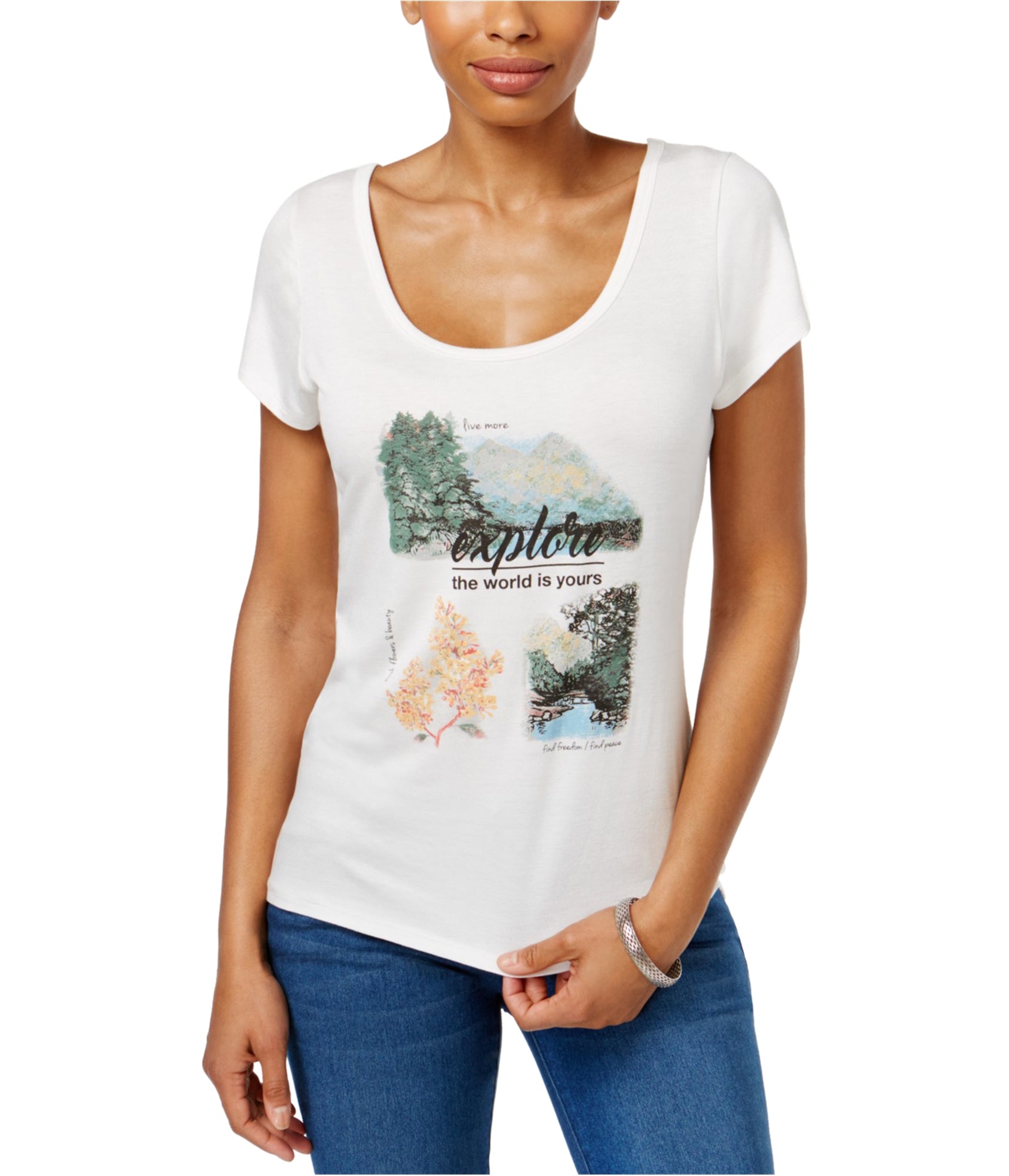 JAMIE LAYLA Graphic-Print T-Shirt Marshmallow White S