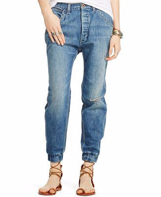 Denim & Supply Ralph Lauren Women's Slouch-Fit Jean Rayder Wash Navy 30
