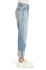 Current/Elliott Women's The His Relaxed Boyfriend Distressed Jeans