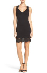 French Connection Women's Lula Lace-Trimmed Dress	Black 0
