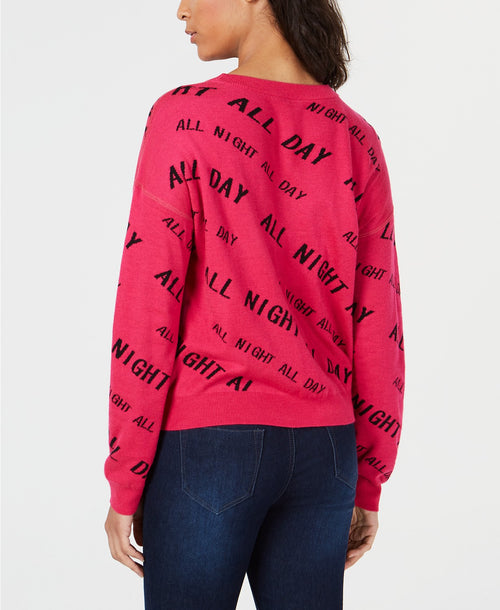 Bar III Reversible Graphic Sweatshirt Candy Pop L - Gear Relapse 