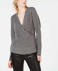 Bar III Surplice On or Off Shoulder Sweater - Gear Relapse 