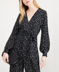 Maison Jules Printed Wide-Leg Jumpsuit Dandelion Spark 0