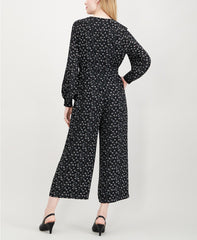 Maison Jules Printed Wide-Leg Jumpsuit Dandelion Spark 0