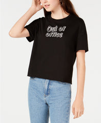 Carbon Copy Juniors Out Of Office T-Shirt Black