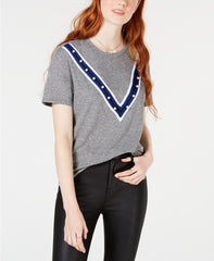 Carbon Copy Embellished T-Shirt Heathered Grey XL