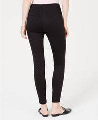 Maison Jules Flocked Dotted Skinny Pants Black XXS