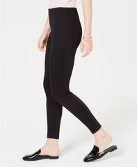 Maison Jules Flocked Dotted Skinny Pants Black XXS