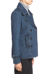 Michael Kors Denim Peacoat Huston Wash XL
