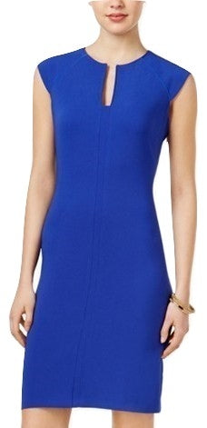 GUESS Women's Vivica Bodycon Dress Blue Iris XS
