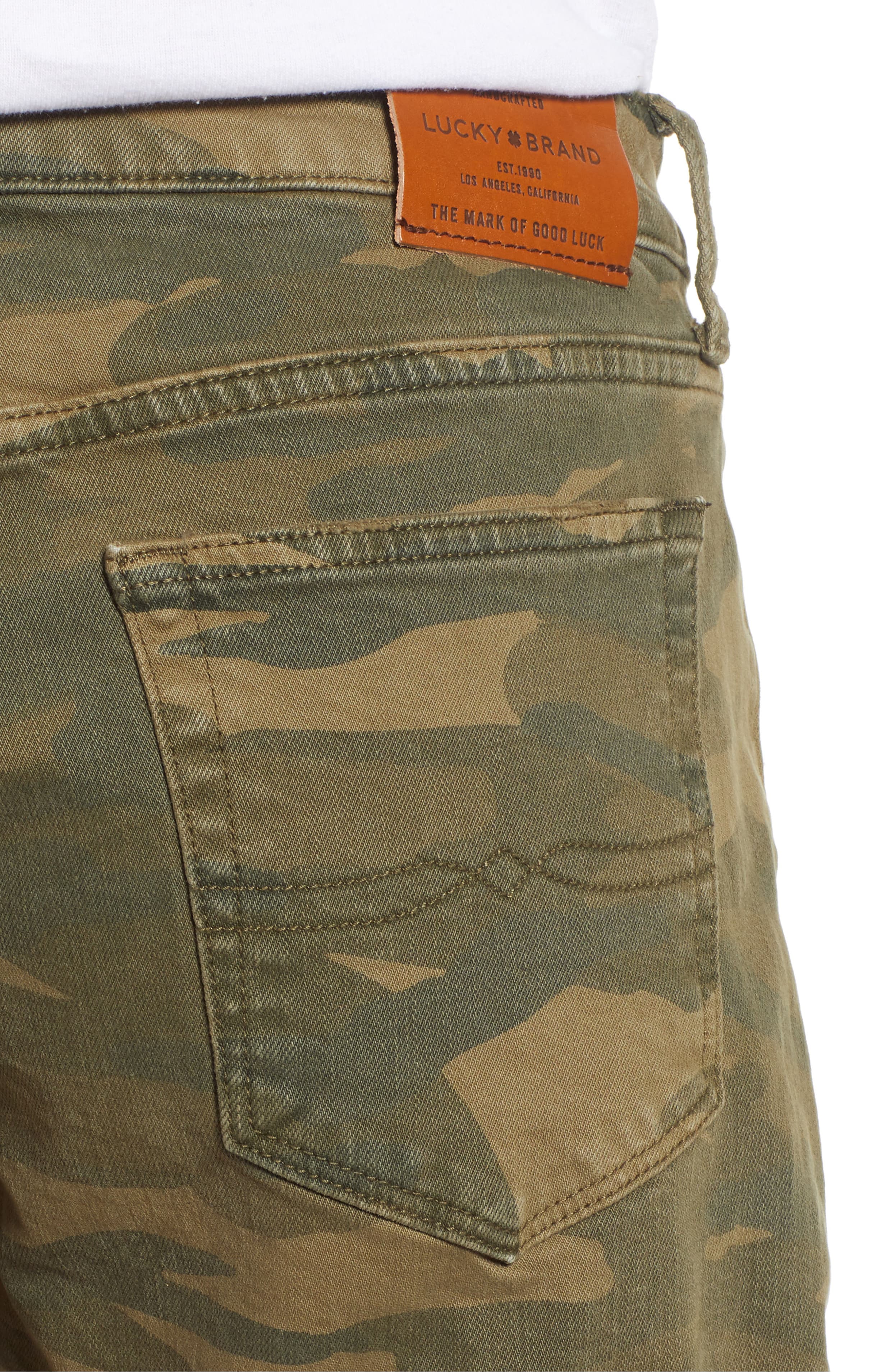 Lucky Brand Ava Camouflage-Print Denim Shorts 32