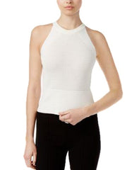 RACHEL Rachel Roy Crew-Neck Sleeveless Sweater White XXL