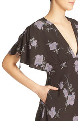Free People 'Melanie' Floral Print Fit & Flare Dress Night Combo 0