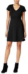 Maison Jules Short-Sleeve Fit Flare Dress