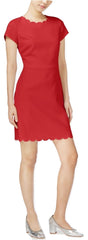 Maison Jules Scalloped Sheath Dress