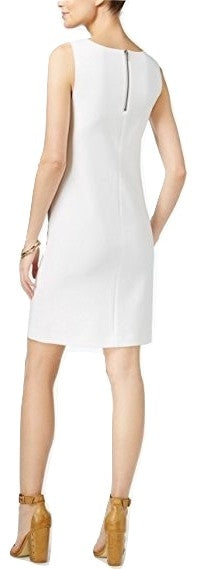 Bar III Sleeveless Colorblocked Dress Washed White M - Gear Relapse 