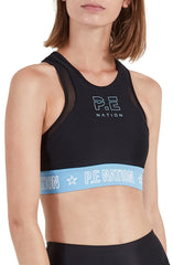P.E. Nation Women's Figure Four Sports Bra Black M