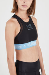 P.E. Nation Women's Figure Four Sports Bra Black M