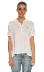 POLO RALPH LAUREN Women's Polo T-Shirt White L