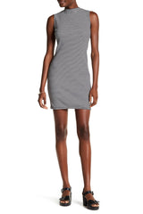 Kensie Women's Striped Ribbed Bodycon Dress