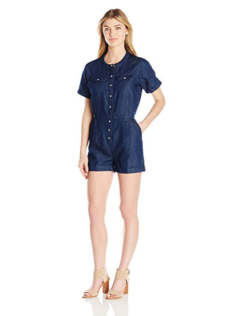 GUESS Boiler Chambray Romper Rinse Wash M - Gear Relapse 
