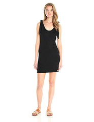 MINKPINK Tongue-Tied Tie-Strap Dress Black S