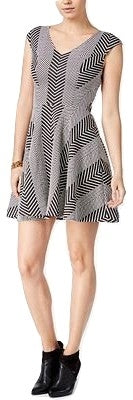Michael Kors Women's Ribbed Lace-Up Sweater Dress Electric Pink L