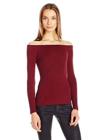 Sanctuary Women's Chenille Long Sleeve V-Neck Pullover Sweater