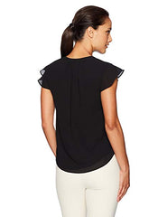 Calvin Klein Petite Cap Sleeve Textured Top PXS - Gear Relapse 