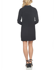 1.STATE Lace-Up Classic Long Sleeve Shirtdress - Gear Relapse 