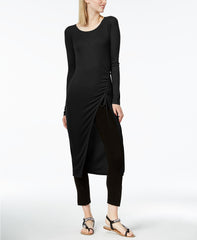 Bar III Ruched Tunic Black XS - Gear Relapse 