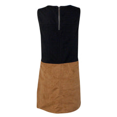 Sanctuary Women's Village Faux Suede Shift Dress Maple XS