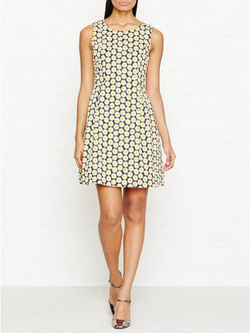 Maison Jules Scalloped Sheath Dress