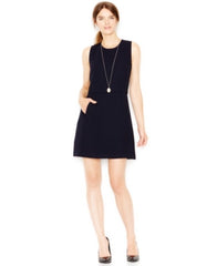 Maison Jules Mod Shift Dress Blue Notte XS