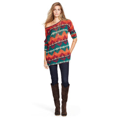 Denim & Supply Ralph Lauren Relaxed Geometric Sweater Multi - Gear Relapse 