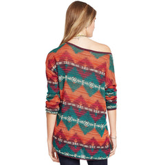 Denim & Supply Ralph Lauren Relaxed Geometric Sweater Multi - Gear Relapse 