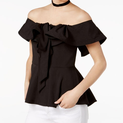Lauren Ralph Lauren Women's Floral-Print Button-Front Top Black Multi 10