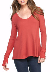 Free People Malibu High-Low Thermal Top - Gear Relapse 