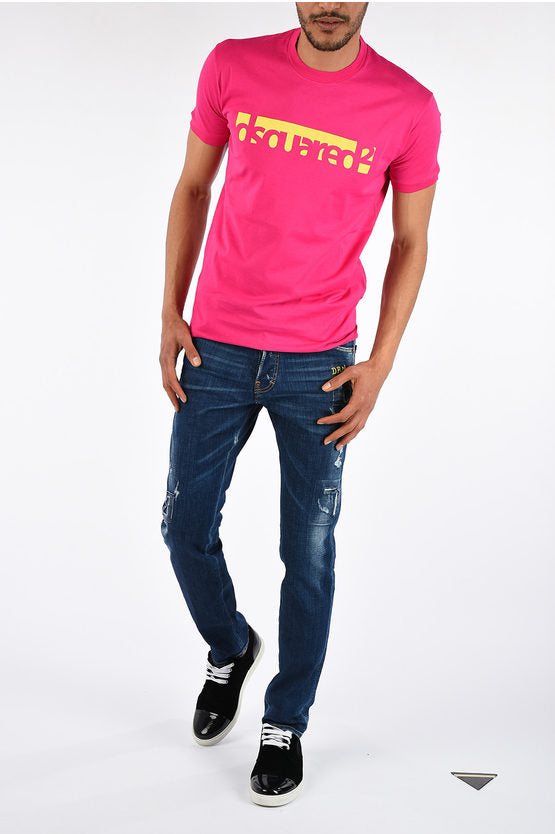 DSQUARED2 Logo Short Sleeve Tee Pink XXL