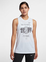 Nike Women's Statement Sleeveless Tank White M