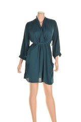 Bar III Long Sleeve Pocket Dress Sea Cove L - Gear Relapse 