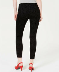 Maison Jules Diamond Flocked Pants Black