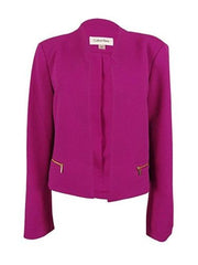 Calvin Klein Lux Open Front Jacket Purple - Gear Relapse 
