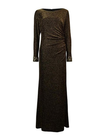 Bar III Women's Cold-Shoulder Chiffon Dress Dusty Olive XL